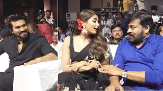 Ram charan Looks Towords Chiranjeevi While Talking With Pooja Hegde | Acharya | Daily Culture