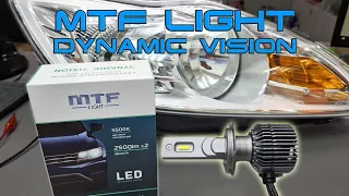 Тест-обзор MTF Dynamic Vision LED H7. Сравниваем с Osram H7 и C6 LED. Замер мощности. Тест в фаре.