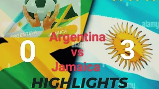 Argentina vs Jamaica 3-0 Messi Goals - Extended Highlights & All Goals 2022 #messi #argentina #viral