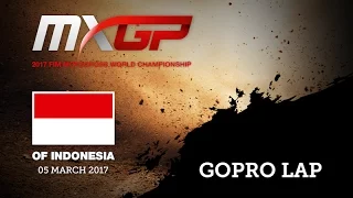 2017 MXGP of Indonesia First GoPro Lap with Adam Sterry #Motocross
