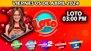 DIARIA 03 PM SORTEO LOTO NICARAGUA | hoy VIERNES 05 de abril de 2024 | LOTO DIARIA LOTO FECHAS