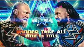 WM 38 Roman Reigns Vs Brock Lesnar Winner Take All🔥🔥 Championsip Unification Match🔥