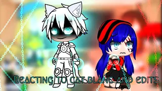 MLB characters reacting to cat blanc and random edits ll made by miraculous_mari