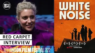White Noise LFF Premiere - Greta Gerwig on reuniting with Adam Driver & why she's excited for Barbie