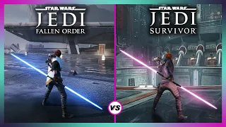 Star Wars Jedi Survivor vs Fallen Order - Gameplay and Graphics Comparison