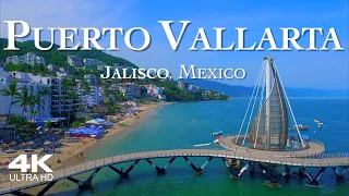 PUERTO VALLARTA 2023 🇲🇽 Drone Aerial 4K | Jalisco Mexico Ultra HD Zumbido PVR P.V.