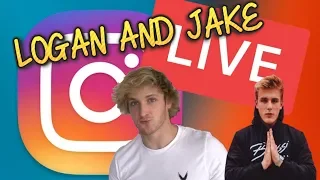 INSTAGRAM LIVE W/ LOGAN PAUL AND JAKE PAUL 6-22-18