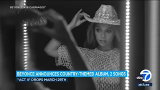 Beyoncé drops new songs 'Texas Hold 'Em' and '16 Carriages.'