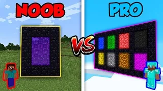 Minecraft NOOB vs. PRO: 8 PORTALS! | AVM Shorts Animation