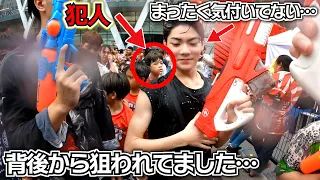 背後から狙われてました…【証拠映像】犯人が動画に映ってた！【songkran festival 2024】