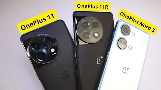 Велике порівняння флагманів OnePlus 2023 року 🔥🔥🔥 OnePlus 11, OnePlus 11R, OnePlus Nord 3 🔥🔥🔥