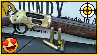 😍I Think I'm In LOVE!😍 Henry .45-70 Lever Action Rifle First Shots & Range Review!