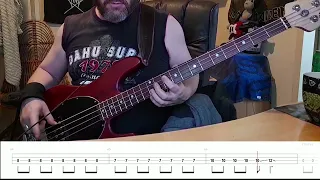 Halestorm - I Miss The Misery (Bass Cover w/ Bass Tabs)