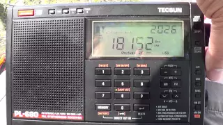 OE3DIA from Austria on 17 meters ham band Tecsun PL 680 DXpedition