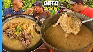 Famous Goto Wow Lugaw!! Laman Loob ng Baka!! Famous Street Food!!