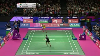 One of the longest rallies in the badminton.