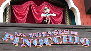 Les Voyages de Pinocchio Full POV Ride at Disneyland Paris 2021 - Fantasyland Dark Ride
