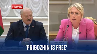 Lukashenko tells Sky News: 'Priogzhin will work in the name of Russia for the benefit of Russia'