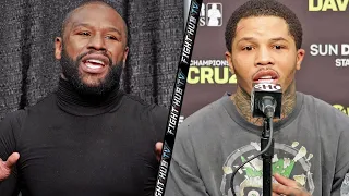 GERVONTA DAVIS & FLOYD MAYWEATHER SHRED RYAN GARCIA & TALK ISAAC CRUZ FIGHT IN POST FIGHT PRESSER