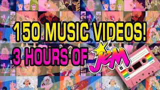 [3 HOURS] JEM 150 MUSIC VIDEOS, Misfits, Jem and The Holograms, background 3 HORAS, VIDEOS MUSICALES