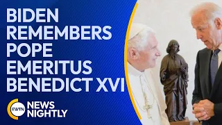 President Biden Remembers Pope Emeritus Benedict XVI & Releases Statement | EWTN News Nightly