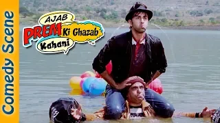 Ranbir Kapoor Comedy  Scene - Ajab Prem Ki Ghazab Kahani -  Indian Comedy