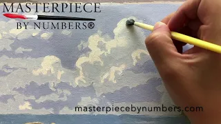 How to blend acrylic paint to make your paint by number even better - Masterpiece By Numbers