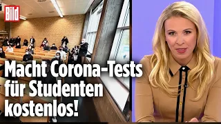 Corona-Tests an Hochschulen müssen umsonst sein | Viertel Nach Acht