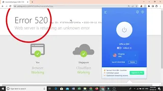 Error 520 | Web server is returning an unknown error | Host Error | 2023