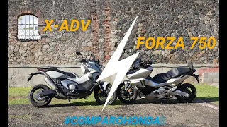 #COMPARO : HONDA FORZA 750 vs HONDA X-ADV 🔥🔥⚖️