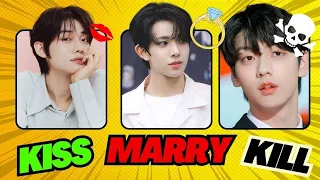 KISS MARRY KILL KPOP GAMES | KPOP QUIZ KISS MARRY OR KILL KPOP IDOLS EDITION | KPOP QUIZ GAMES 2024