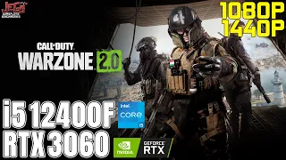 Call of Duty: Warzone 2.0 | i5 12400F + RTX 3060 | 1080p, 1440p benchmarks!