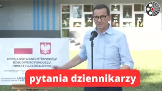 Mateusz Morawiecki - pytania dziennikarzy