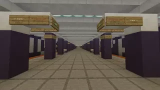 Новгородское метро в Minecraft Станция Проспект мира