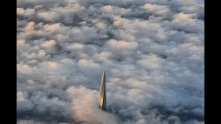 Пулково.Туман. Посадка Boeing 737-800.