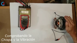 Motor Aspiradora con Chispa y Ruido. Solución chispa.