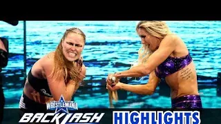 Charlotte Flair vs Ronda Rousey "I Quit" Match  - Backlash 2022 || SD  Championship