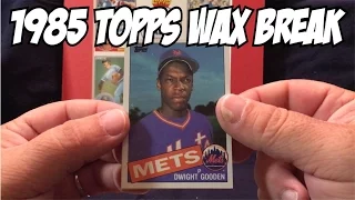 Topps Pack Opening / Break - 1985 Baseball Cards