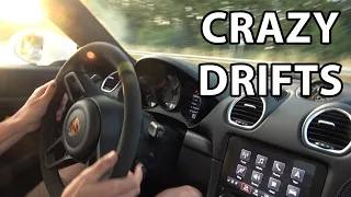 Porsche Cayman GT4 RS "Drive like you stole it" Crazy onboard ride!