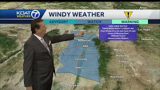 Impact wind Thursday with increasing storm chances