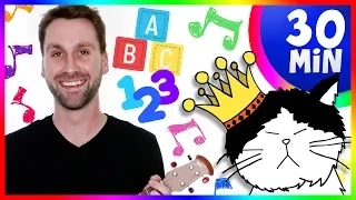 🍎 Learning Songs for Kids and Toddlers | ABCs, Colors, Numbers | Mooseclumps: Vol 1
