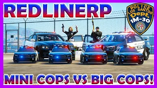 GTA 5 RolePlay | RedLineRP #47 | MINI COPS VS BIG COPS! *they where fast!*