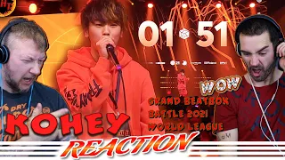 ''KOHEY'' Beatbox Reaction!''Solo Elimination'' World League 2021
