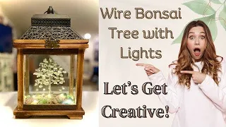 Wire Bonsai Tree ~ #Wire Art ~ Beads Sculpture, DIY