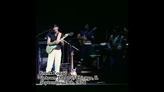 Frank Zappa - 1978 09 29 (Early) - Uptown Theatre, Chicago, IL