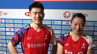 Zheng Si Wei and Huang Ya Qiong on defending their YONEX All England Open titles!