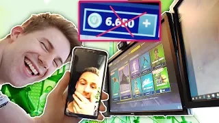 Ich gehe HEIMLICH an REWI's PC und gebe ALLE seine V-BUCKS aus! (6.650)