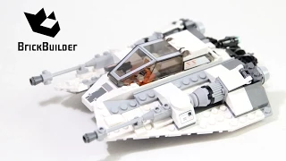 Lego Star Wars 75049 Snowspeeder - Lego Speed Build