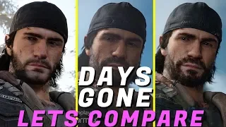 Days Gone E3 vs Retail Comparison