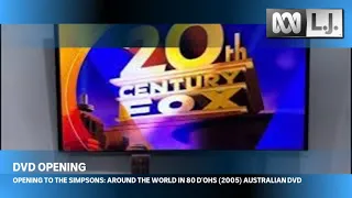 Opening to The Simpsons: Around the World in 80 D'ohs (2005) Australian DVD